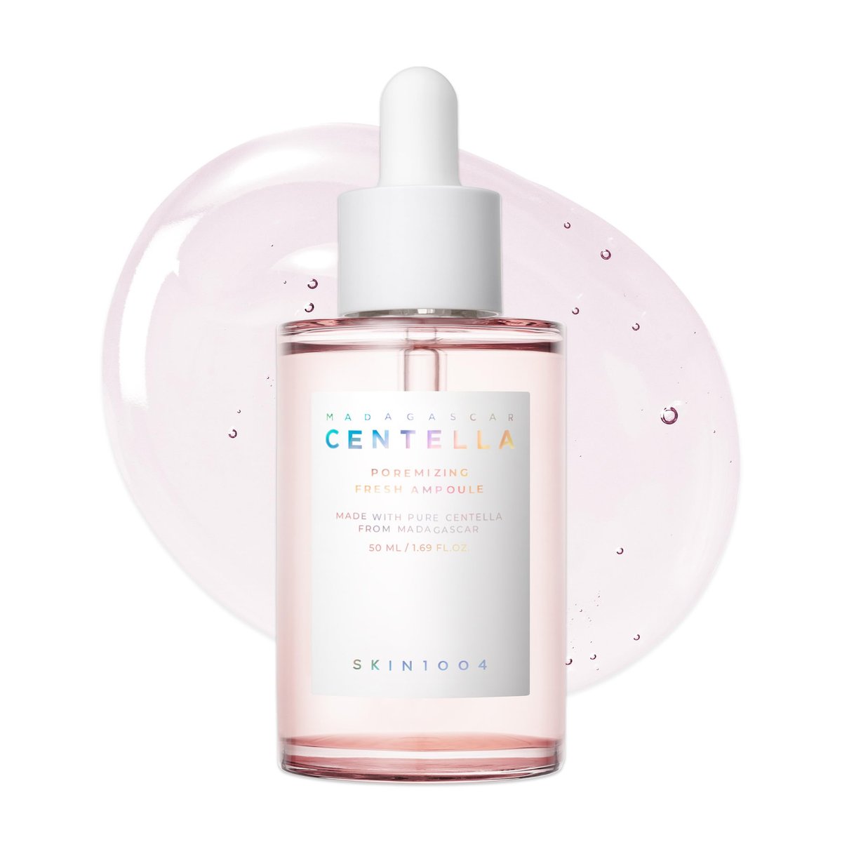 SKIN1004 Centella Poremizing Fresh Ampoule - 1.69 fl.oz (50ml) - Korean Pink Serum for Minimizing Enlarged Pores with Madagascar Centella and Himalayan Pink Salt - Hydrating Facial Serum - görsel 1