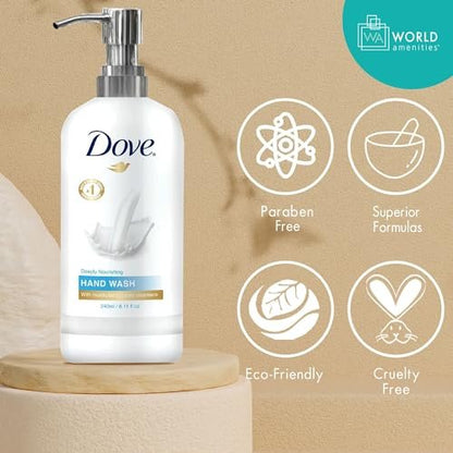 World Amenities Dove Hand Wash - Long Lasting Deep Moisturizer Foam Hand Wash for Sensitive Skin