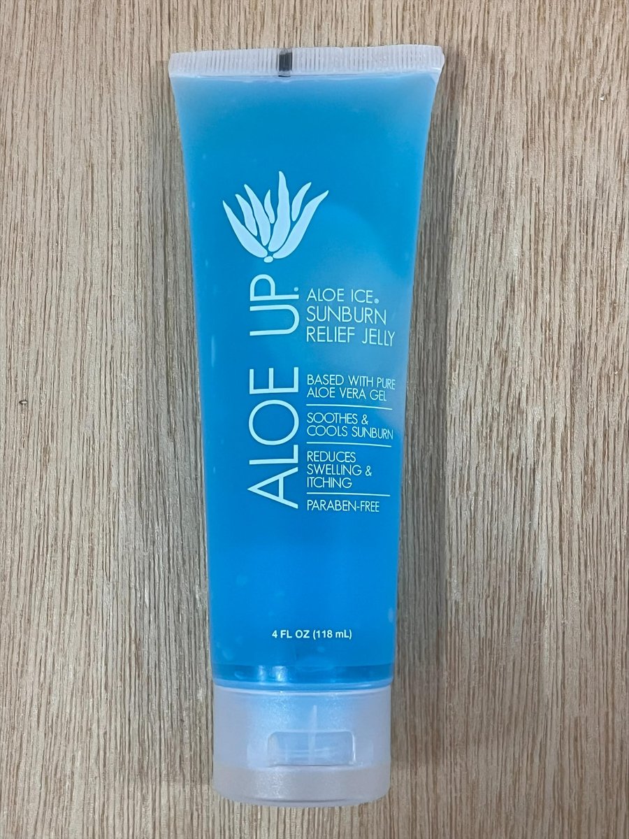 Aloe Up Aloe Vera Gel for Sunburn Relief – Cooling After Sun Jelly for Adults & Kids Face & Body – 96.6% Pure Gel – Reef Friendly, Alcohol & Fragrance Free – 4 Oz – Pack of 2 Avelisse