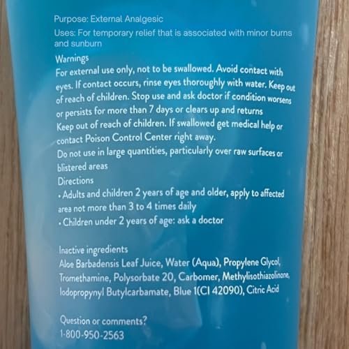 Aloe Up Aloe Vera Gel for Sunburn Relief – Cooling After Sun Jelly for Adults & Kids Face & Body – 96.6% Pure Gel – Reef Friendly, Alcohol & Fragrance Free – 4 Oz – Pack of 2 Avelisse