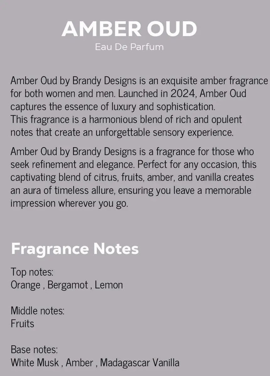 AMBER OUD GOLD EDITION Eau de Parfum 3.4 oz / 100 ml – Brandy Designs Avelisse