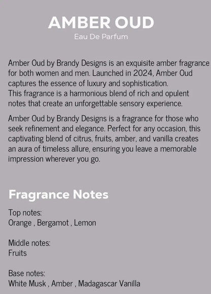 AMBER OUD GOLD EDITION Eau de Parfum 3.4 oz / 100 ml – Brandy Designs Avelisse