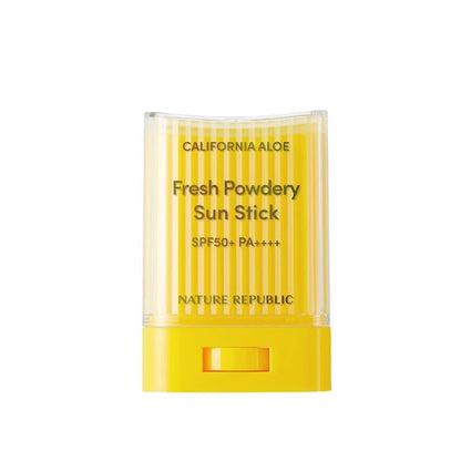 BC233 California Aloe Fresh Powdery Sun Stick SPF50+ PA++++ - 24g (0.77 oz) Sunscreen Stick for Face, Waterproof & Sweatproof