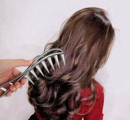 Dladhict 2-Pack Wide Tooth Comb for Wet Curly Wavy Thick Long Hair - Premium Plastic Grip for Wigs, Barber Salon - Large Shark Teeth Anti-Static Hair Combs for Men Women (Black, Grey)
