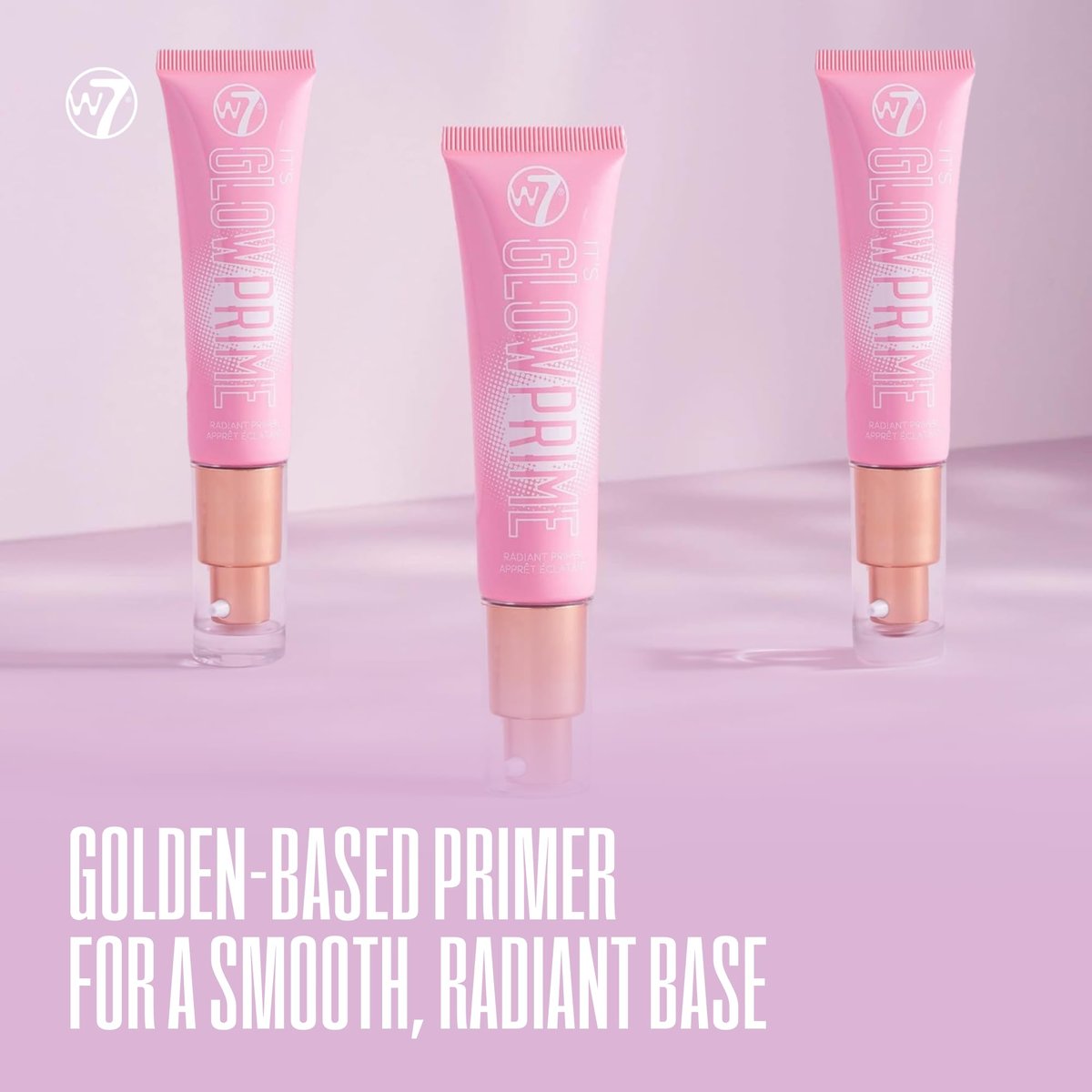 W7 The Fixer Glow Set - Makeup Primer & Setting Spray Duo for Radiant, Dewy Finish - Golden Sheer Coverage, Lightweight & Non-Sticky - görsel 5
