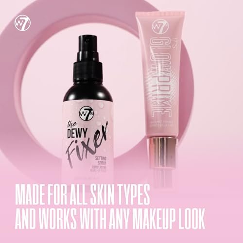 W7 The Fixer Glow Set - Makeup Primer & Setting Spray Duo for Radiant, Dewy Finish - Golden Sheer Coverage, Lightweight & Non-Sticky - görsel 12