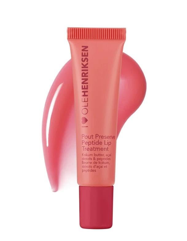 OLEHENRIKSEN Pout Preserve Peptide Lip Treatment – Strawberry Sorbet – Intense Hydration & Plumping Lip Balm Avelisse