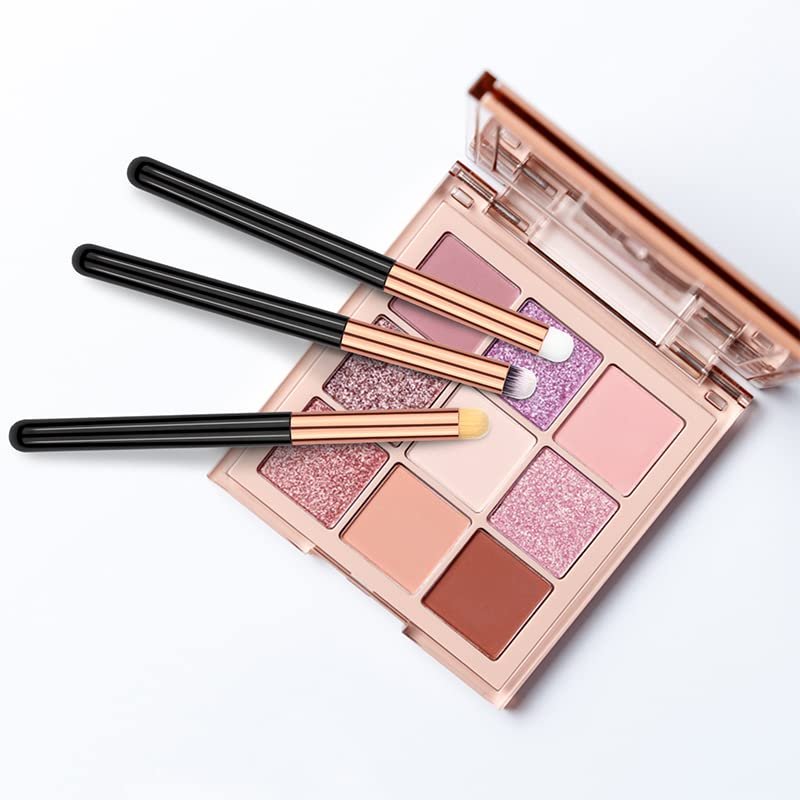 UorPoto 6-Piece Round Eye Makeup Brush Set - Professional Concealer & Eyeshadow Blending Brushes for Card Making and Art - görsel 5