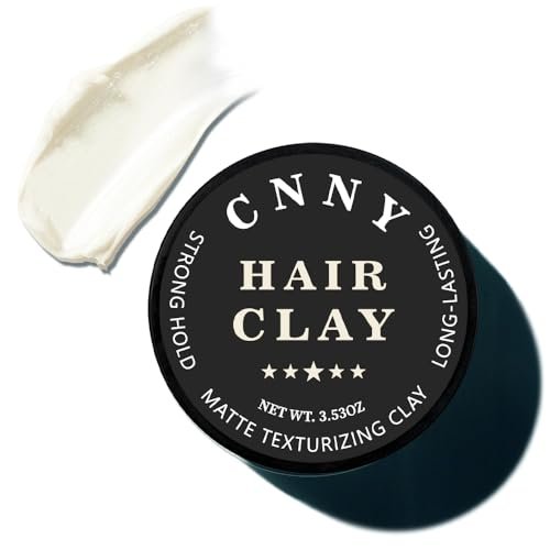 CNNY Men's Hair Styling Clay – Firm Hold, Matte Finish, Natural Ingredients, 3.53 oz - görsel 4