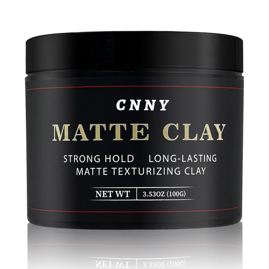 CNNY Men's Hair Styling Clay – Firm Hold, Matte Finish, Natural Ingredients, 3.53 oz