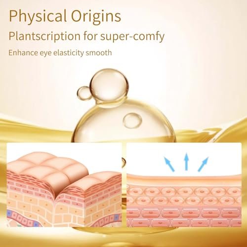 Under Eye Patches 40 Pairs - Gold Eye Mask for Dark Circles, Puffy Eyes, Wrinkles with Hyaluronic Acid, Rose & Aloe Vera - Eye Treatment for Men & Women - görsel 9