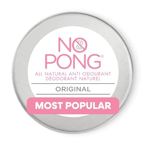 No Pong Original All Natural Deodorant Cream - Plastic-Free, Aluminum-Free, Paraben-Free, 35g - For Men and Women Avelisse