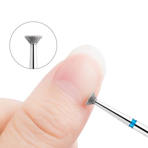 Acycoin2A 2-Pack Diamond Burr Nail Drill Bits for Electric Nail File – Carbide Grinding Head Disc for Professional Manicure & Pedicure - görsel 16