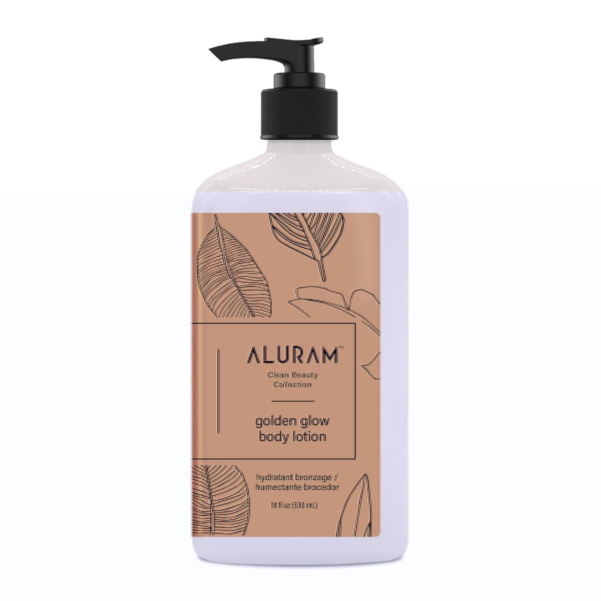 Aluram Golden Glow Body Lotion - Nourishing Radiance & Tone with Squalane & Watermelon Seed Oil, 18 Fl Oz Avelisse