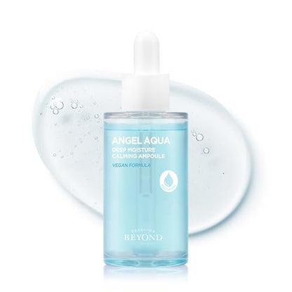 BEYOND Angel Aqua Moisture Ampoule - Deep Hydration Serum for Sensitive Skin, Barrier Strengthening, Vegan Korean Skincare, 1.7 fl oz (Pack of 2)
