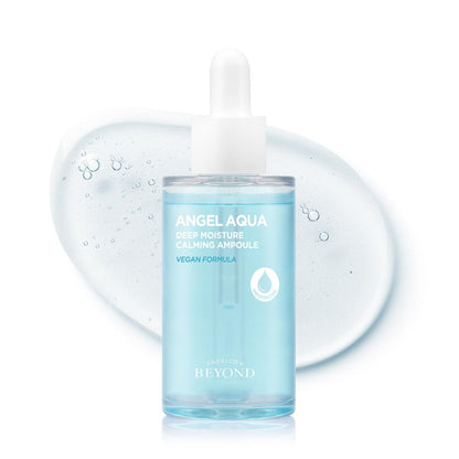 BEYOND Angel Aqua Moisture Ampoule - Deep Hydration Serum for Sensitive Skin, Barrier Strengthening, Vegan Korean Skincare, 1.7 fl oz (Pack of 2)