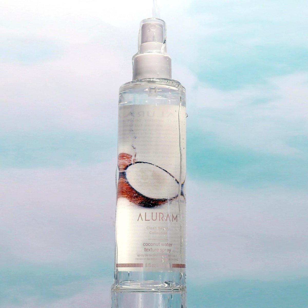 Aluram Coconut Water Texture Spray - Adds Texture & Definition, 8 Fl Oz Avelisse