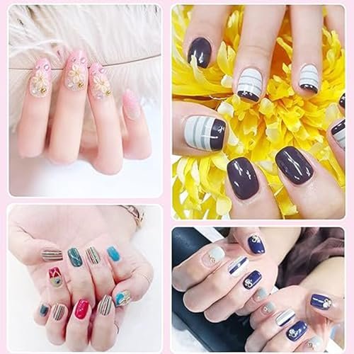 HomTop 22-Piece Nail Art Tools Set with Resin Palette, Acrylic Silicone Engraving Pen & Dotting Tools for DIY Home Salon - Pink - görsel 14