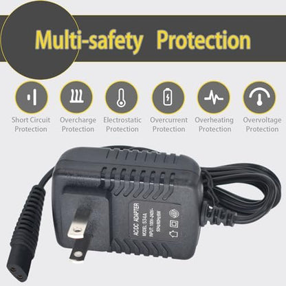 Replacement Charger for BaByliss PRO FXFS2 Shaver – 4.5V Power Adapter Compatible with BaBylissPRO Barberology Cordless Metal Double Foil Shaver FXFS2 Charging Cord Avelisse