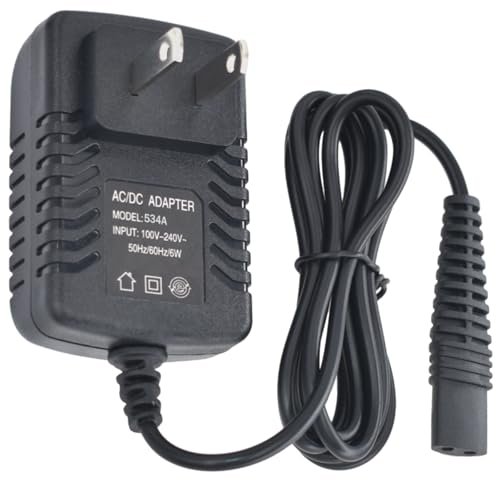 Replacement Charger for BaByliss PRO FXFS2 Shaver – 4.5V Power Adapter Compatible with BaBylissPRO Barberology Cordless Metal Double Foil Shaver FXFS2 Charging Cord Avelisse