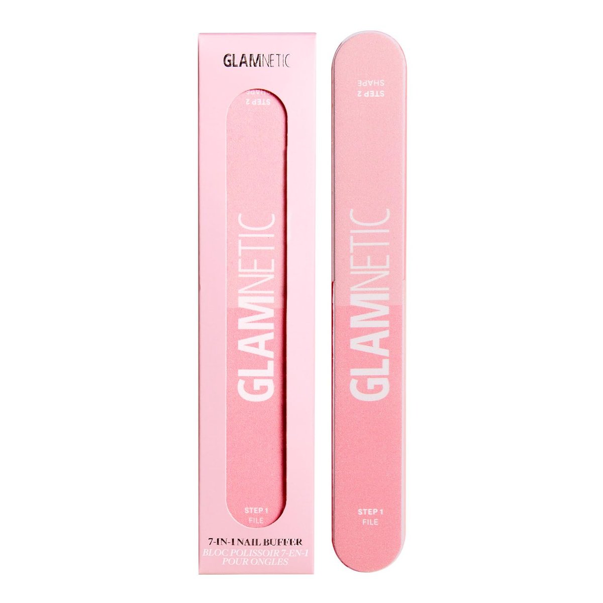 Glamnetic 7-in-1 Nail Buffer: All-in-One Nail Buffing Block for Filing, Shaping, Smoothing & Polishing - görsel 1
