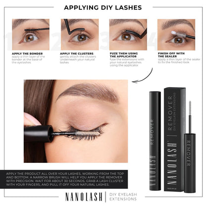 Nanolash DIY Cluster Lash Remover 5 ml – Gentle & Effective Eyelash Adhesive Remover