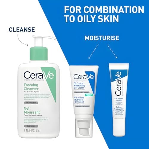 CeraVe Oil Control Moisturizing Gel-Cream for Oily Skin - 3 Fl Oz Avelisse