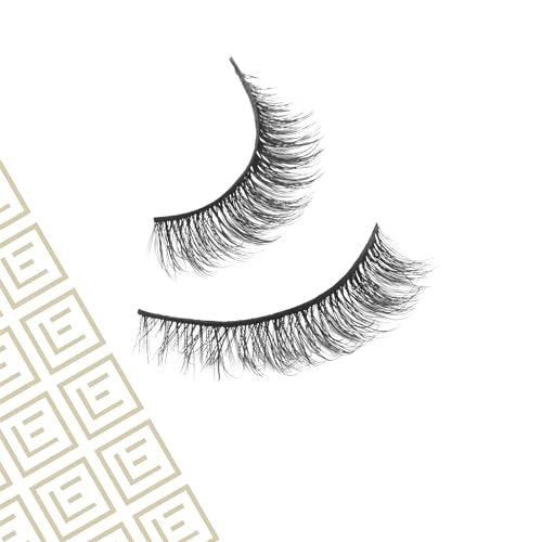 Eylure Luxe Faux Mink False Lashes - Natural Lavish, 4 Pairs Bonus Pack with Glue | 10 Wears Avelisse