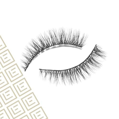 Eylure Luxe Faux Mink False Lashes - Natural Lavish, 4 Pairs Bonus Pack with Glue | 10 Wears Avelisse