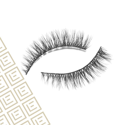 Eylure Luxe Faux Mink False Lashes - Natural Lavish, 4 Pairs Bonus Pack with Glue | 10 Wears Avelisse