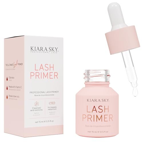 KIARA SKY LASH Lash Primer for Eyelash Extensions - Odorless Pre-treatment with Vitamin E, 15ml Avelisse