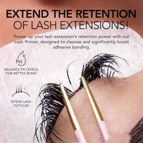 KIARA SKY LASH Lash Primer for Eyelash Extensions - Odorless Pre-treatment with Vitamin E, 15ml Avelisse