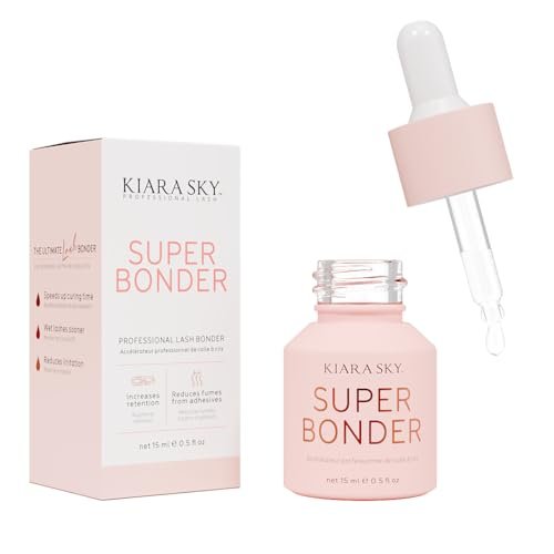 KIARA SKY LASH Super Bonder for Eyelash Extensions – Glue Accelerator & Adhesive Booster (15ml) Avelisse