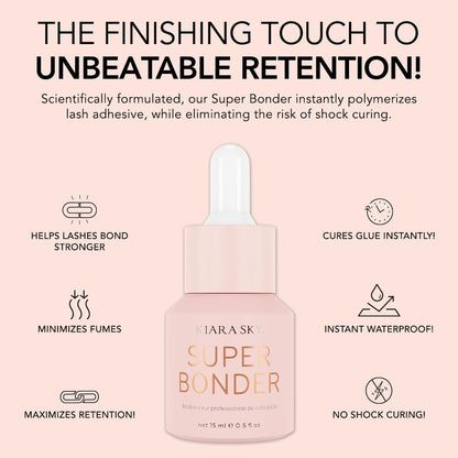 KIARA SKY LASH Super Bonder for Eyelash Extensions – Glue Accelerator & Adhesive Booster (15ml) Avelisse