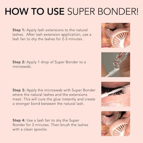 KIARA SKY LASH Super Bonder for Eyelash Extensions – Glue Accelerator & Adhesive Booster (15ml) Avelisse