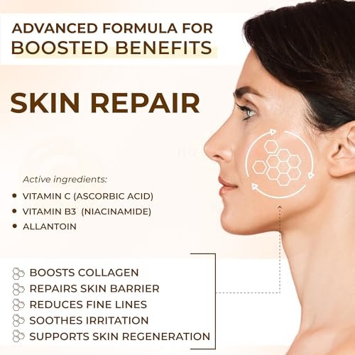 All Natural Pure 20% Vitamin C Serum + 6 Active Boosters for Dark Spots, Wrinkles, Brightening, Hydrating, Even Tone & Healthy Glow with Niacinamide, Hyaluronic Acid, Ferulic Acid, Vitamin E - görsel 12