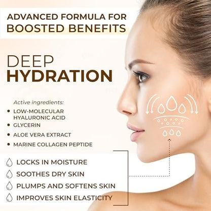 All Natural Pure 20% Vitamin C Serum + 6 Active Boosters for Dark Spots, Wrinkles, Brightening, Hydrating, Even Tone & Healthy Glow with Niacinamide, Hyaluronic Acid, Ferulic Acid, Vitamin E