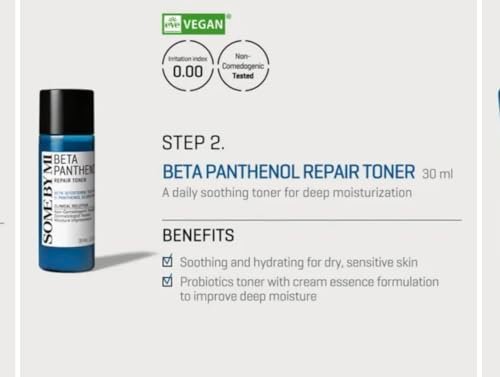 Some By Mi Beta Panthenol Repair Starter Kit - Soothing & Strengthening Facial Kit - görsel 6