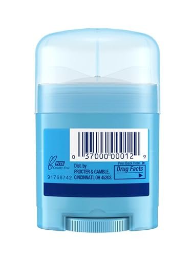 Secret Invisible Solid Antiperspirant and Deodorant, Powder Fresh, 0.5 Ounce Travel Size (Pack of 3)