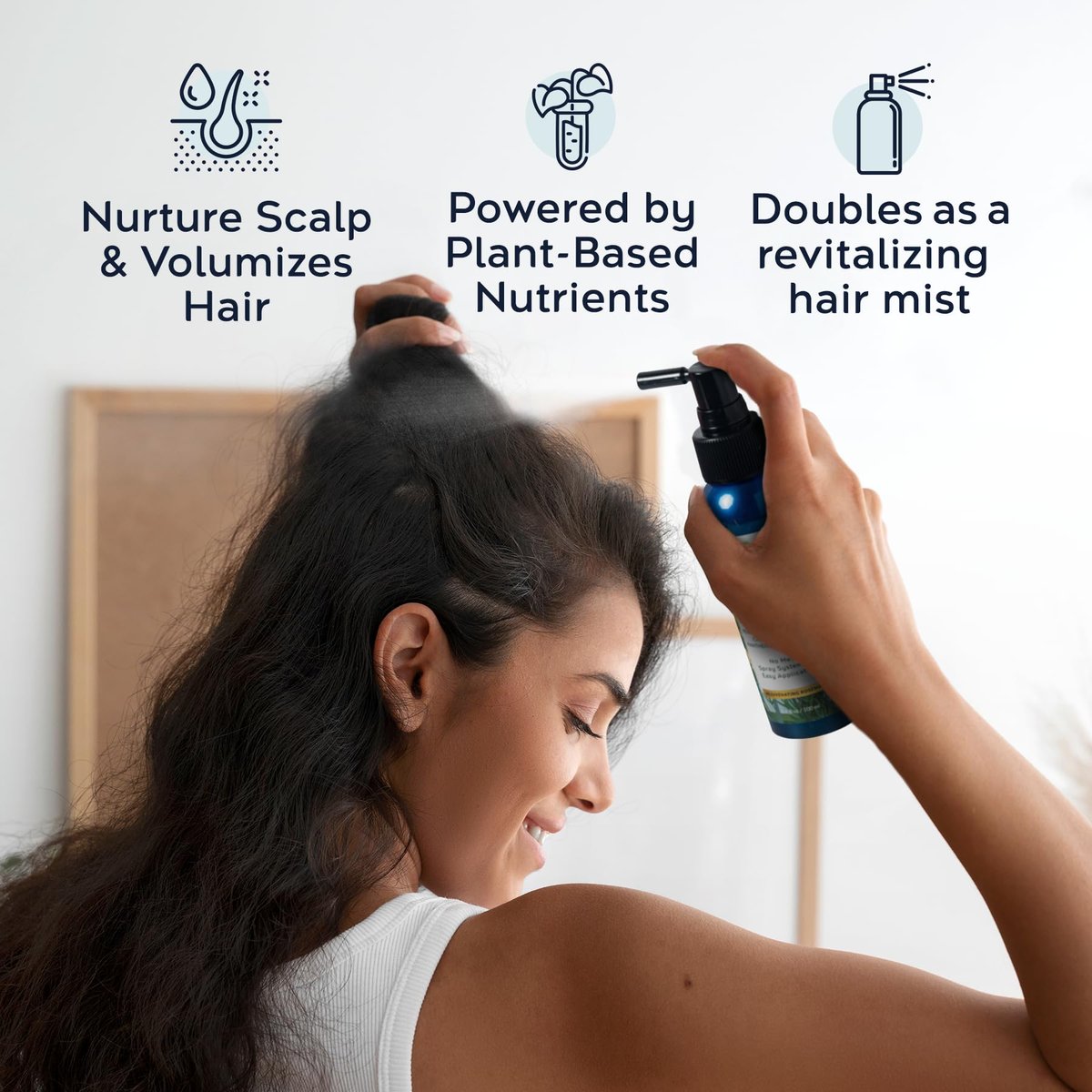 Tree To Tub Rosemary Water Spray for Hair Growth - Fermented Rice Water for Hair Growth, Nourishing Scalp Care, 3.4 Fl Oz Avelisse