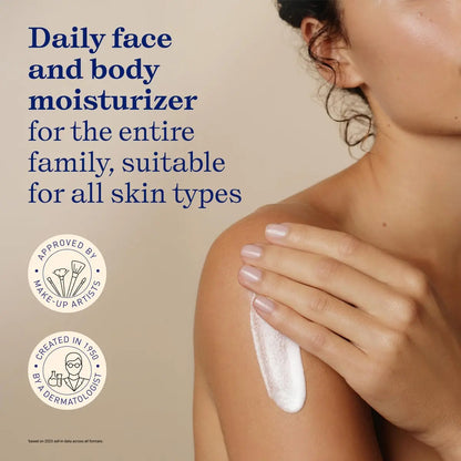 Embryolisse Lait-Crème Fluid+ Face & Body Cream - Multi-Use Lightweight Moisturizer with Shea Butter & Aloe Vera, Fast Absorbing, For All Skin Types, 13.52 Fl Oz Avelisse
