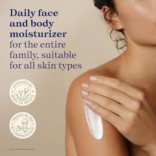 Embryolisse Lait-Crème Fluid+ Face & Body Cream - Multi-Use Lightweight Moisturizer with Shea Butter & Aloe Vera, Fast Absorbing, For All Skin Types, 13.52 Fl Oz Avelisse