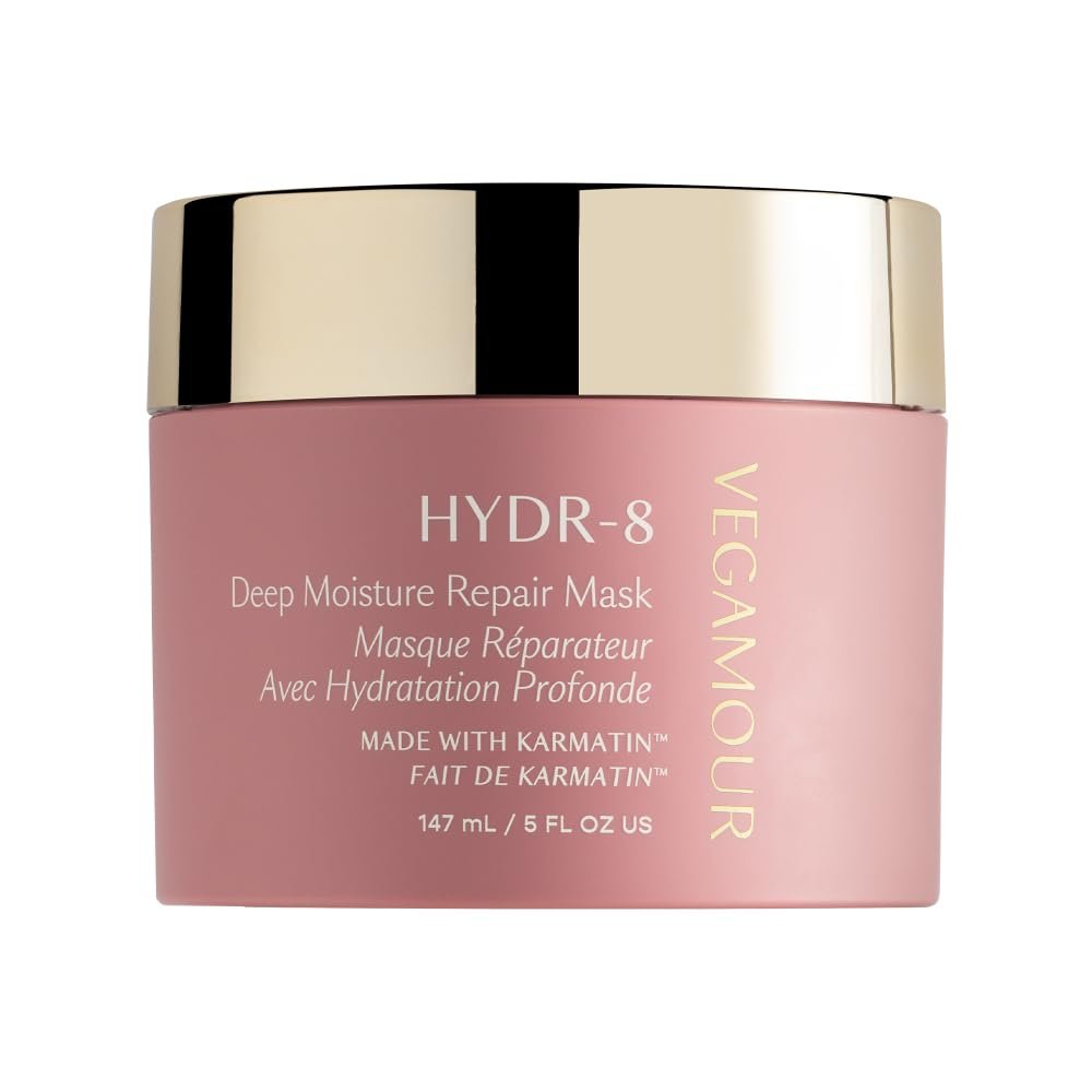 VEGAMOUR HYDR-8 Deep Moisture Repair Mask – Sulfate-Free Deep Conditioner for Dry, Damaged, Frizzy Hair, Floral & Vanilla Scent, 5 fl. oz. Avelisse