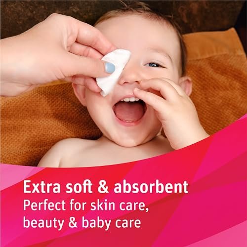 Simply Soft Premium Organic Cotton Rounds, 100 Count (Pack of 3) – 100% Certified Organic, Hypoallergenic, Lint-Free Cotton Pads for Skincare & Cosmetics - görsel 12