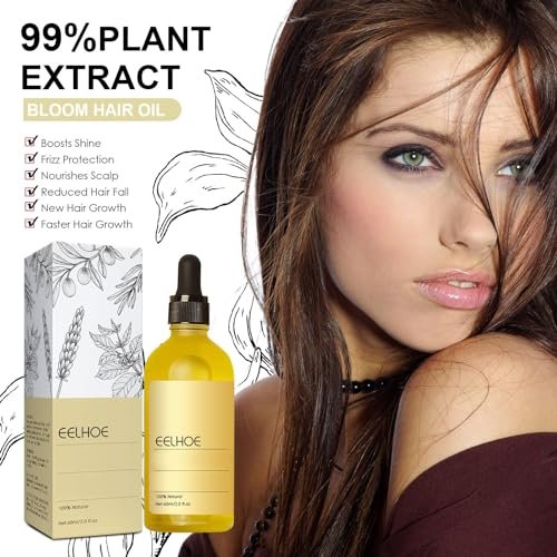 180 ML EELHOE Hair Growth Oil – Natural Rosemary Hair Oil for Dry, Damaged & Thinning Hair (3-Pack) Avelisse
