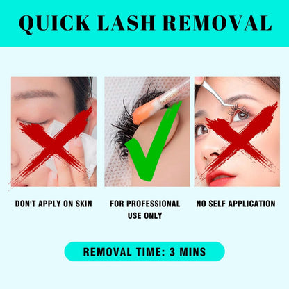 VAVALASH Lash Remover Cream for Eyelash Extensions – Low Irritation, Fast Dissolving, Professional Salon Use (15g)