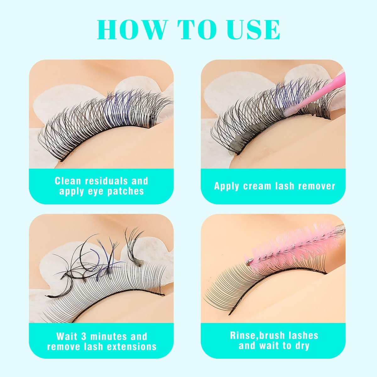 VAVALASH Lash Remover Cream for Eyelash Extensions – Low Irritation, Fast Dissolving, Professional Salon Use (15g) - görsel 7
