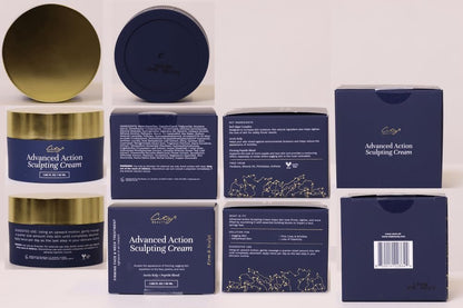 City Beauty Advanced Action Sculpting Cream - Firming Cream for Saggy Jawline, Drooping Face & Neck Wrinkles Avelisse