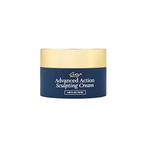 City Beauty Advanced Action Sculpting Cream - Firming Cream for Saggy Jawline, Drooping Face & Neck Wrinkles Avelisse