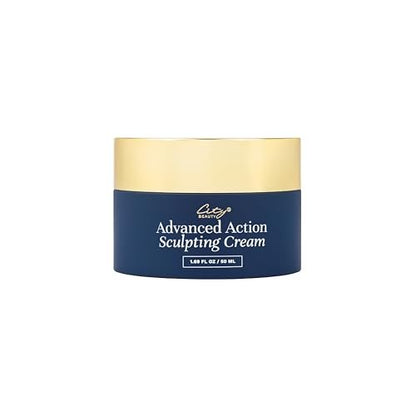 City Beauty Advanced Action Sculpting Cream - Firming Cream for Saggy Jawline, Drooping Face & Neck Wrinkles Avelisse